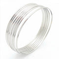 Pulsera Bangles 7 piezas oro o plata