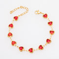 Pulsera Corazones Diferente Colores