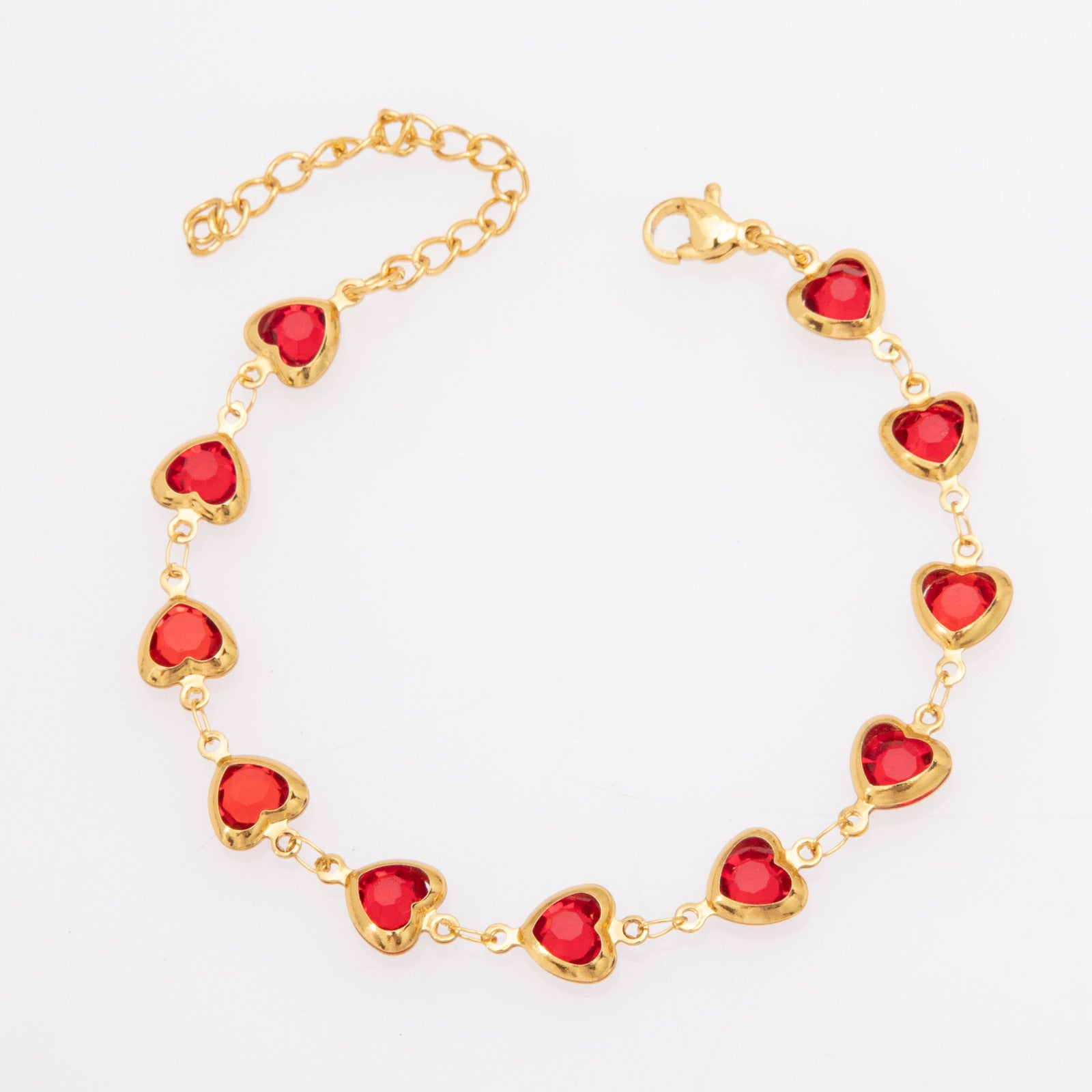 Pulsera Corazones Diferente Colores