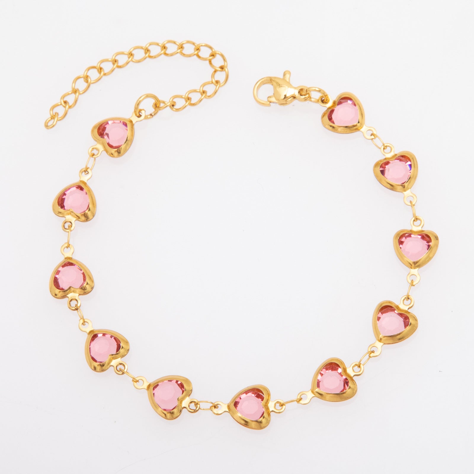 Pulsera Corazones Diferente Colores