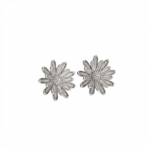 Aretes girasol oro o plata