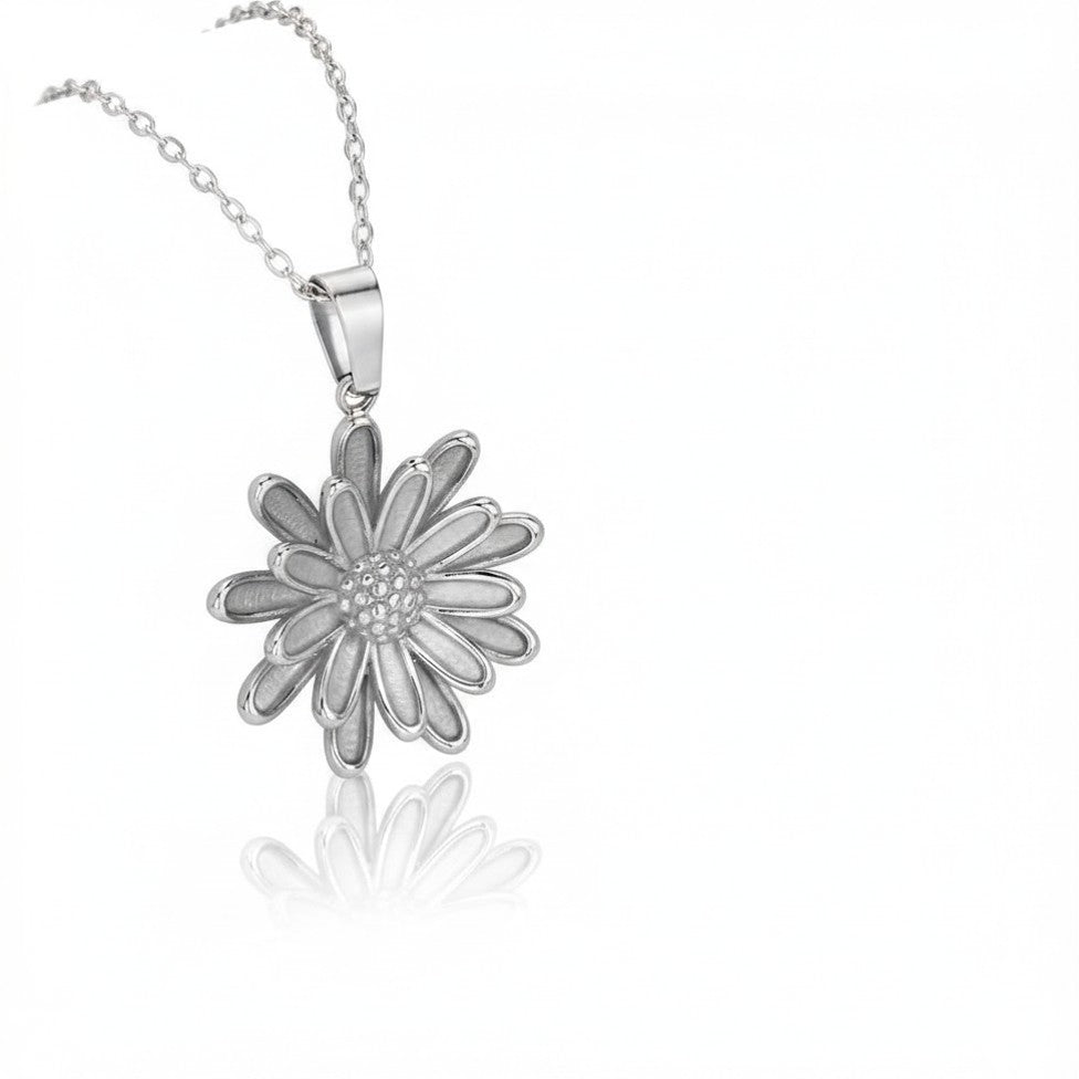 Cadena girasol oro o plata