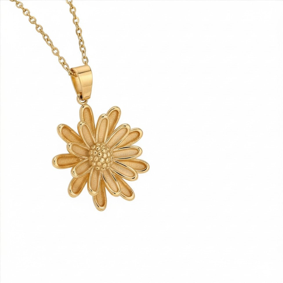 Cadena girasol oro o plata