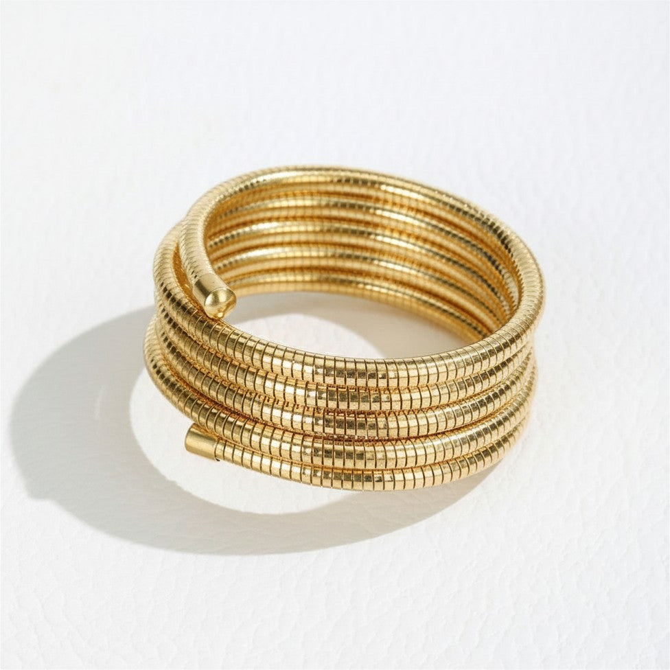 Spiral Bracelet oro o plata