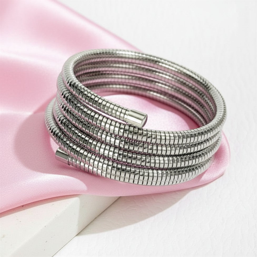 Spiral Bracelet oro o plata